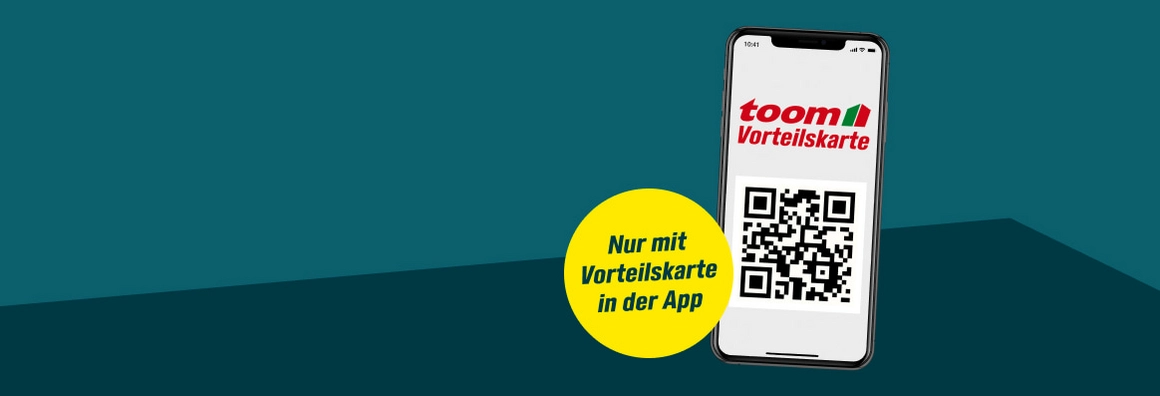 Ein Smartphone zeigt eine digitale Vorteilskarte mit einem QR-Code in der App.